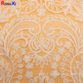 Multi Color Embroidery Lace Fabric Professional Embroidery Fabric Red With Great Price Supplier